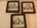 antieke tegels 3 stuks, Ophalen of Verzenden
