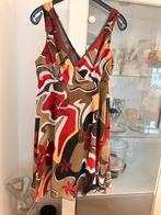 Zomerjurk met print - Maat M Gemma Ricceri, Kleding | Dames, Jurken, Maat 38/40 (M), Bruin, Ophalen of Verzenden, Zo goed als nieuw