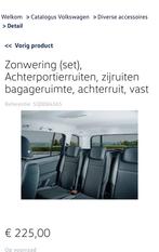 Set Volkswagen Originele zonneschermen Touran zgan, Auto-onderdelen, Ophalen, Gebruikt, Volkswagen