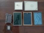 Zilver kleurige fotolijstjes, diverse maten, 7 stuks, Ophalen of Verzenden, Zo goed als nieuw