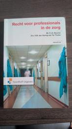 Recht voor professionals in de zorg, Boeken, Studieboeken en Cursussen, Gamma, HBO, Ophalen of Verzenden, Mr. F.J.A. Beumer, Drs. R.M. den Hartog-van Ter Tholen