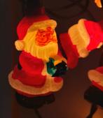 3 vintage kerstverlichting figuren kerstmannetjes sneeuwpopj, Ophalen of Verzenden