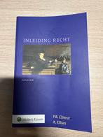 Inleiding Recht, 8e druk - Cliteur & Ellian, ongebruikt, Boeken, Verzenden, Wolters Kluwer, Gamma, WO