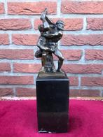 bronzen beeld, stel stoere worstelaars, Ophalen of Verzenden
