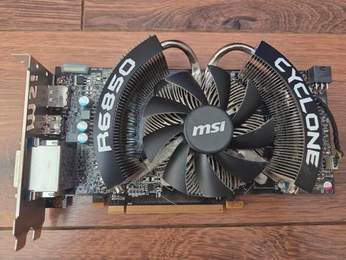 Radeon 6850 MSI Cyclone, Computers en Software, Videokaarten, Zo goed als nieuw, PCI-Express 2.1, GDDR5, HDMI, DisplayPort, DVI