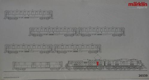 H0 Märklin digital 26539 Schweizerischer Personenzug um 1960, Hobby en Vrije tijd, Modeltreinen | H0, Zo goed als nieuw, Treinset