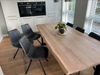 6 eetkamerstoelen Goossens Point, Huis en Inrichting, Ophalen, Overige materialen, Zo goed als nieuw, Grijs