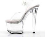 PLEASER Tipjar-708-5 nieuw maat 40 EU doorzichtige hakken, Overige kleuren, Nieuw, Ophalen of Verzenden, H