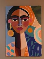 Carla van Iersel modern abstract portret canvas 60x85, Ophalen of Verzenden