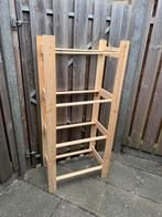 Houten krattenrek 148x70cm, Ophalen, Zo goed als nieuw