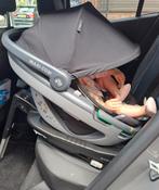 Compleet Maxi Cosi Coral met FamilyFix 3 i-Size Isofix, Afneembare rugleuning, Zo goed als nieuw, Isofix, Maxi-Cosi