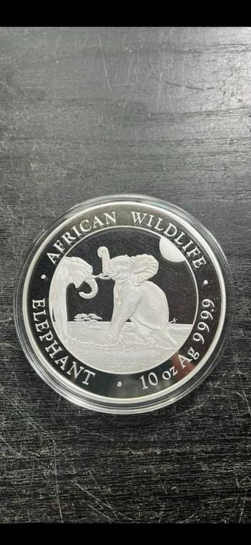 10 oz Somalia Elephant 2024 Shillings 1000 beschikbaar voor biedingen