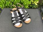 GABOR sandalen maat 41 = 7,5, Verzenden, Zo goed als nieuw, Zwart, Sandalen of Muiltjes