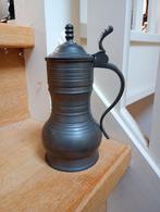 Tin kan met deksel , 90% tin, met merk, Antiek en Kunst, Ophalen