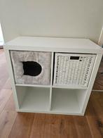 Ikea Kallax met kattenhuis en mand, Ophalen, Gebruikt