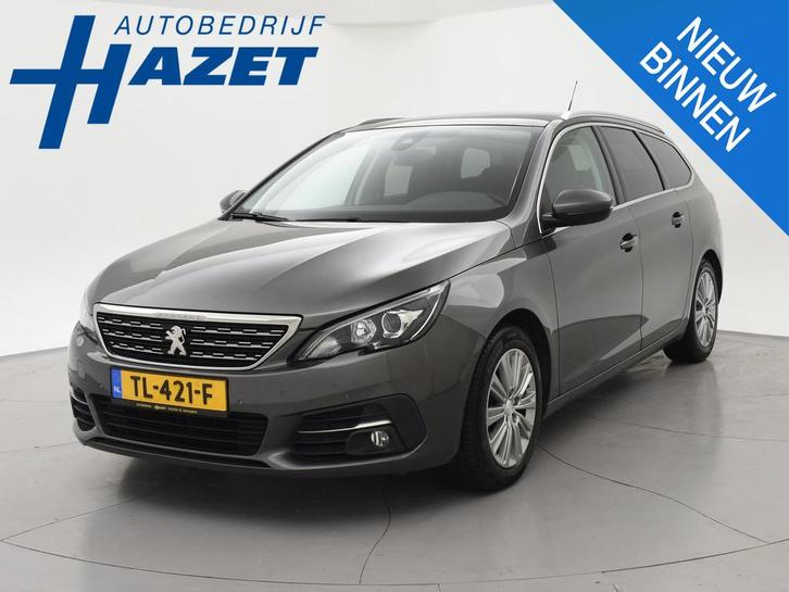 Peugeot 308 SW 1.5 BLUEHDI 130 PK PREMIUM *BTW* + TREKHAAK |, Auto's, Peugeot, Bedrijf, Te koop, ABS, Achteruitrijcamera, Airbags