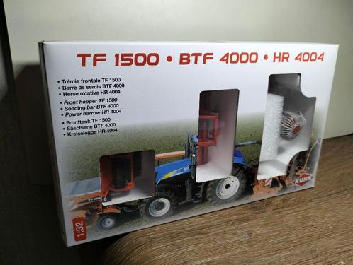 Te koop Replicagri Kuhn TF1500/BTF4000/HR4004 zaaimachine., Hobby en Vrije tijd, Modelauto's | 1:32, Nieuw, Tractor of Landbouw