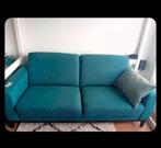 Turquoise Rechte Bank - Zo Goed Als Nieuw!, Huis en Inrichting, Hout, 150 tot 200 cm, Driepersoons, 75 tot 100 cm