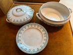 Brocante vintage schalen servies Bonaparte Boch Freres, Ophalen of Verzenden