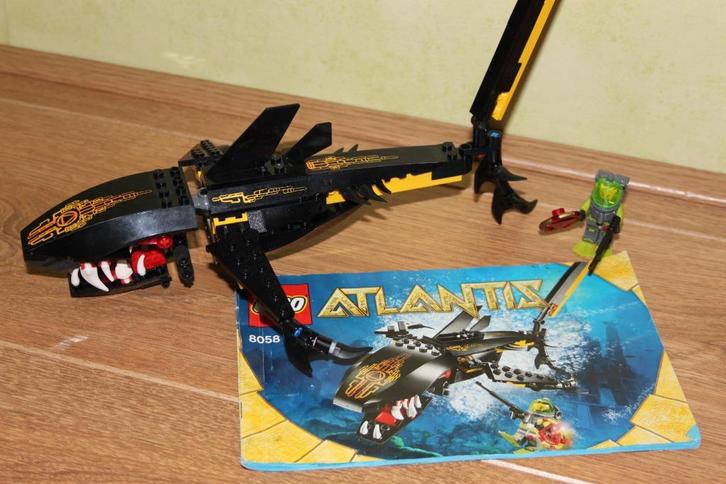 Lego Atlantis Bewaker van de diepzee 8058, Kinderen en Baby's, Speelgoed | Duplo en Lego, Zo goed als nieuw, Lego, Complete set