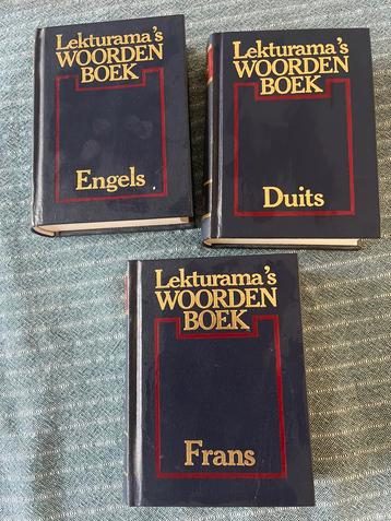 Lekturama's Woordenboek - Engels, Duits, Frans beschikbaar voor biedingen