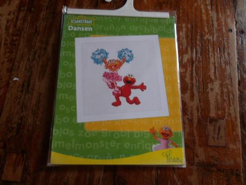 Nieuw borduurpakket Thea Gouverneur Sesamstraat. 768A Dansen, Hobby en Vrije tijd, Borduren en Borduurmachines, Nieuw, Borduurpakket