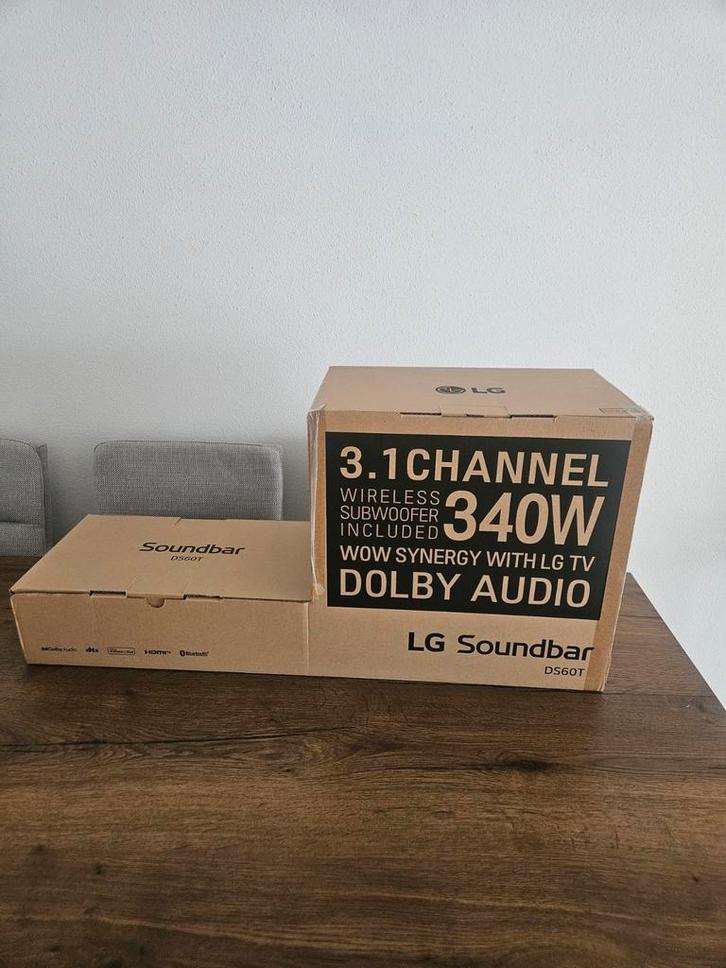 LG DS60T SOUNDBAR en SUBWOOFER - Nieuw in doos!, Audio, Tv en Foto, Soundbars, Nieuw, Ophalen of Verzenden