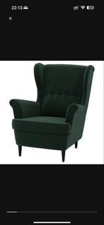 Groene IKEA Strandmon stoel, Huis en Inrichting, Fauteuils, Ophalen, Gebruikt, Stof, 75 tot 100 cm