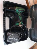 Hikoki 10,8v (12v) boormachine incl 2 accu's 1,5ah en lader, Ophalen of Verzenden, Gebruikt, Boormachine