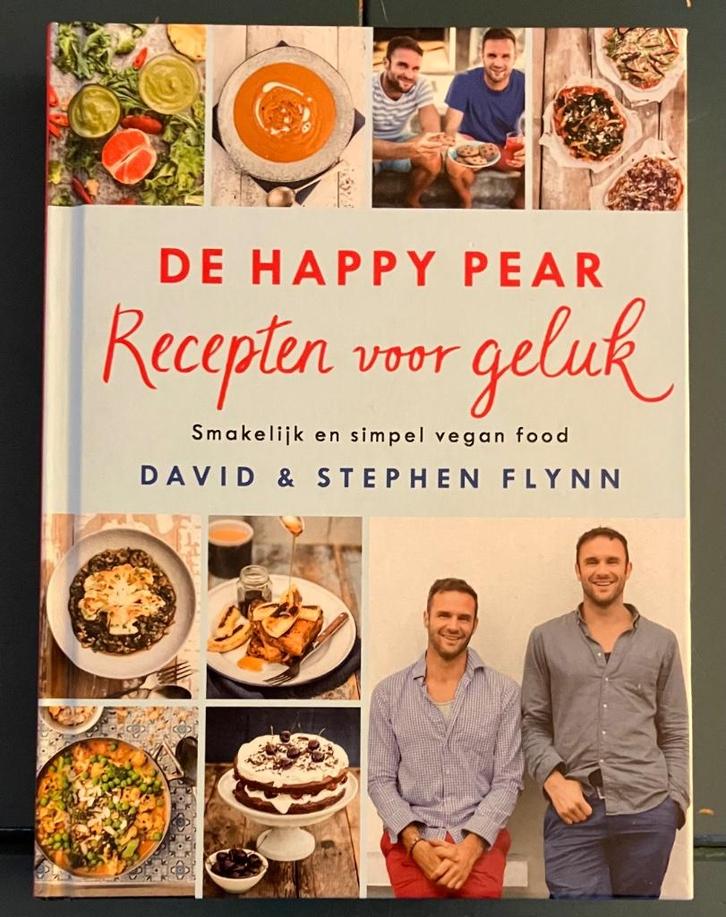Hardcover Boek; De Happy Pear Recepten voor Geluk Vegan Food, Boeken, Kookboeken, Zo goed als nieuw, Voorgerechten en Soepen, Hoofdgerechten