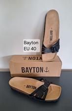 Bayton slipper model Athena zwart PU maat 40 nieuw, Slippers, Zwart, Bayton, Nieuw