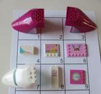 L810 LEGO STENEN MET STICKER, o.a. vliegtuig, paneel, plaat, Lego, Ophalen of Verzenden, Losse stenen, Lego Nederland B.V.