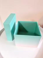 Mintgroene Opbergdoos met Deksel, Ophalen, Nieuw, Kunststof, Minder dan 50 cm