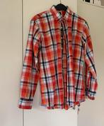 Olymp mooi zomer overhemd rood oranje ruit mt L, Nieuw, Ophalen of Verzenden, Halswijdte 41/42 (L), Olymp