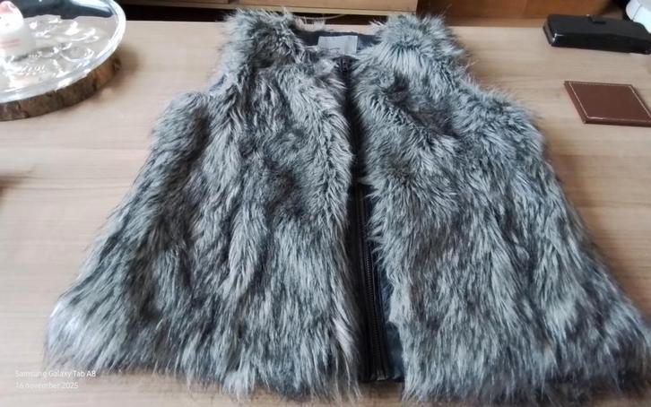 Vero Moda nep Bont Gilet, maat S ,grijs, Kleding | Dames, Bodywarmers, Zo goed als nieuw, Maat 36 (S), Grijs, Ophalen of Verzenden