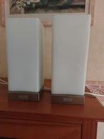 2 stuks touche kubus lampjes Jan des Bouvrie, Huis en Inrichting, Lampen | Tafellampen, Ophalen, Gebruikt, Minder dan 50 cm
