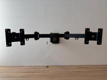 ** ALS NIEUW! Fijne muurbeugel van NEOMOUNTS 2 monitoren ** beschikbaar voor biedingen