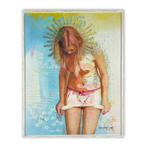 Uniek schilderij van Menunana - 70 x 90 cm, Ophalen of Verzenden