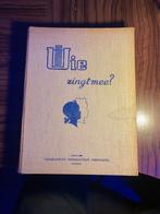 wie zingt mee? piano boek, Gebruikt, Klassiek, Les of Cursus, Ophalen of Verzenden