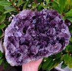 Donkere Amethist cluster 5,4kg uit Brazilië edelsteen stenen, Verzamelen, Mineralen en Fossielen, Ophalen of Verzenden