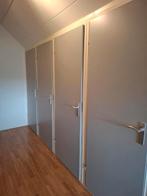 2x linkse opdekdeuren, Doe-het-zelf en Verbouw, Deuren en Horren, Ophalen, 80 tot 100 cm, Binnendeur, 200 tot 215 cm