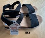 11x Sketchers, Wolky, Ecco, Pikolino, Mephisto e.a.maat 39, Zwart, Zo goed als nieuw, Sandalen of Muiltjes, Ophalen of Verzenden