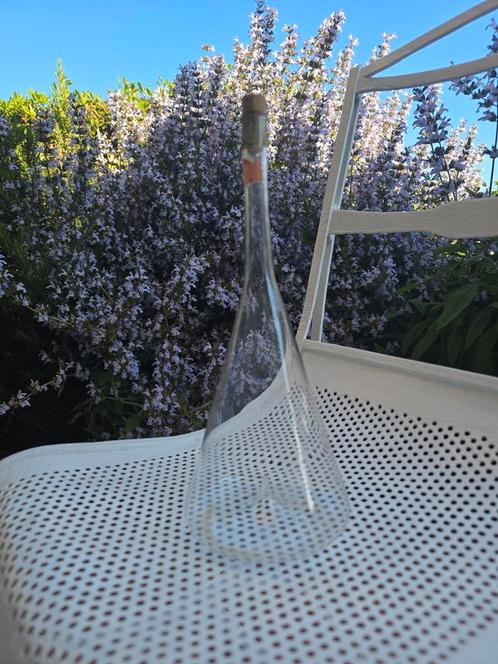 Prachtige antieke italiaanse Grappa fles met kurk €17,50, Antiek en Kunst, Antiek | Glas en Kristal, Ophalen of Verzenden