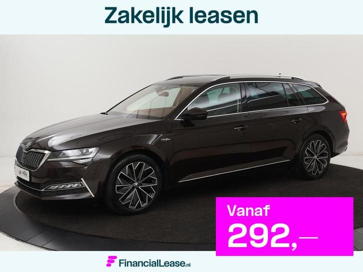 Skoda Superb 1.4 TSI iV Laurin & Klement | Leder | Trekhaak, Auto's, Skoda, Bedrijf, Lease, Financial lease, Superb, ABS, Achteruitrijcamera