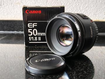 Canon EF 50mm f/1.8 II· Canon EF 50mm f/1.8 II beschikbaar voor biedingen