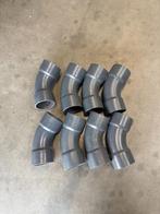 PVC lijm - lijm 45graden bocht buizen, Bochten, Pvc, Verzenden, 60 tot 80 mm