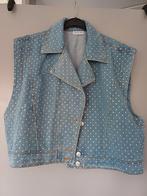 Gilet met strassteentjes S/M, Blauw, Ophalen of Verzenden, Maat 36 (S), Loavies