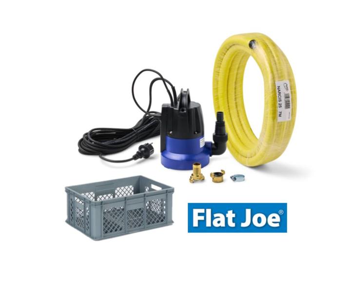 Flat Joe  - Plug&Play set VIP+ vlakzuigende dompelpomp, Tuin en Terras, Waterpompen, Nieuw, Elektrisch, Dompelpomp, Verzenden