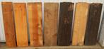7 plankjes, Doe-het-zelf en Verbouw, Hout en Planken, Ophalen, Gebruikt, Minder dan 25 mm, Grenen