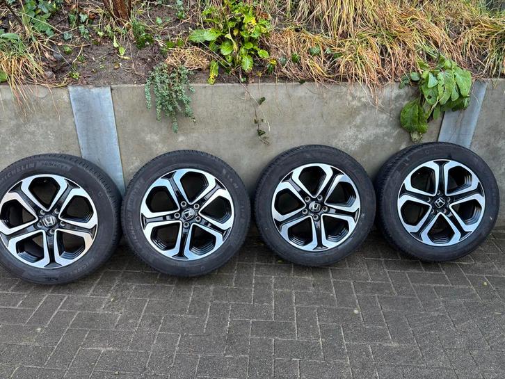 Honda HR-V Velgen 17 inch met Michelin Banden, Auto-onderdelen, Banden en Velgen, Banden en Velgen, Zomerbanden, 17 inch, 215 mm